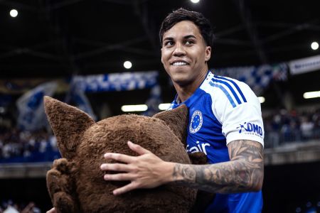 Kaio Jorge em partida pelo Cruzeiro