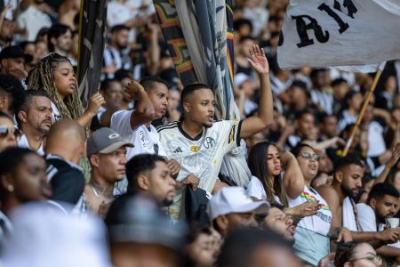 Torcedores do Atlético durante duelo na Arena MRV, em Belo Horizonte