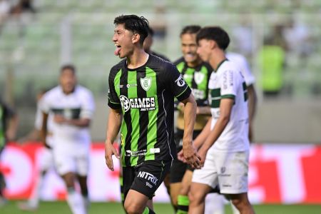 Miguelito marcou o gol que deu a vitória ao América contra o Coritiba