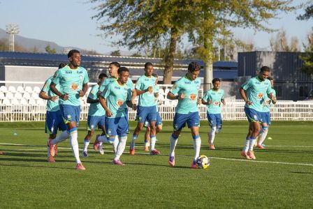Elenco da Seleção Brasileira Sub-20 realiza treino no Chile