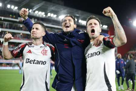 Flamengo x Estudiantes: Pedro abre o placar aos 14 segundos de jogo no Maracanã