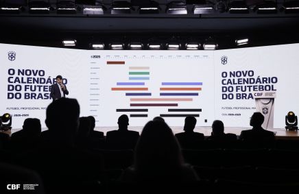 Apresentação do novo calendário do futebol brasileiro na sede da CBF