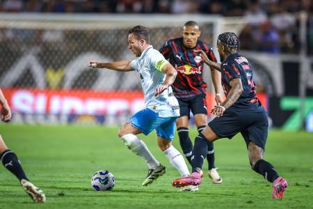 Grêmio contra o RB Bragantino em 2025 • Lucas Uebel/Grêmio