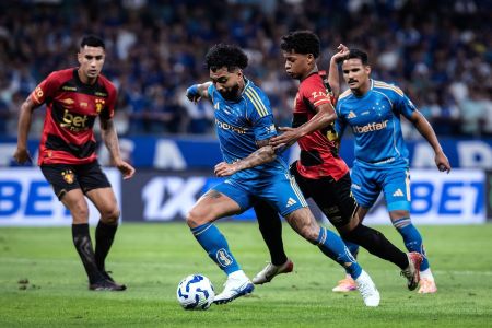 Gabigol fez o gol de empate do Cruzeiro contra o Sport, no Mineirão