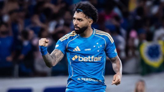 Gabigol, do Cruzeiro, em partida no Mineirão