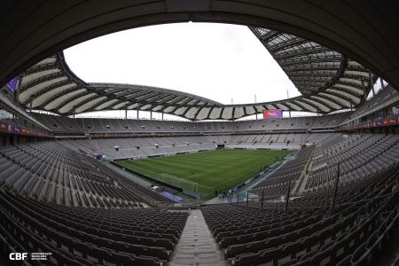 Estádio da Copa do Mundo de Seul, palco do amistoso desta sexta-feira (10) entre Brasil e Coreia do Sul