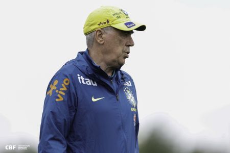Carlo Ancelotti, treinador da Seleção Brasileira