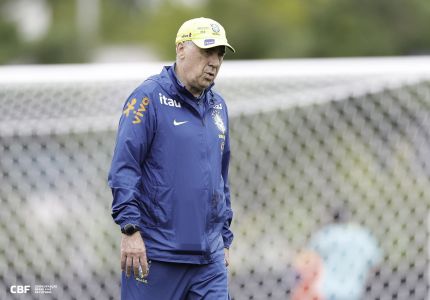 Carlo Ancelotti, treinador da Seleção Brasileira