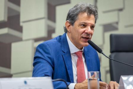 O ministro da Fazenda, Fernando Haddad
