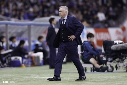 Ancelotti em jogo do Brasil