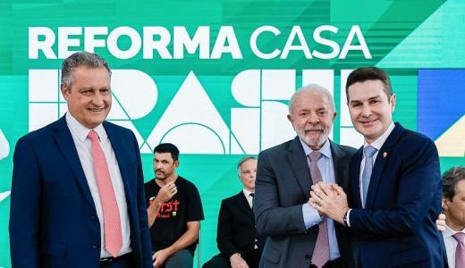 Presidente da República, Luiz Inácio Lula da Silva, durante cerimônia de lançamento do Programa Reforma Casa Brasil no Palácio do Planalto, em Brasília