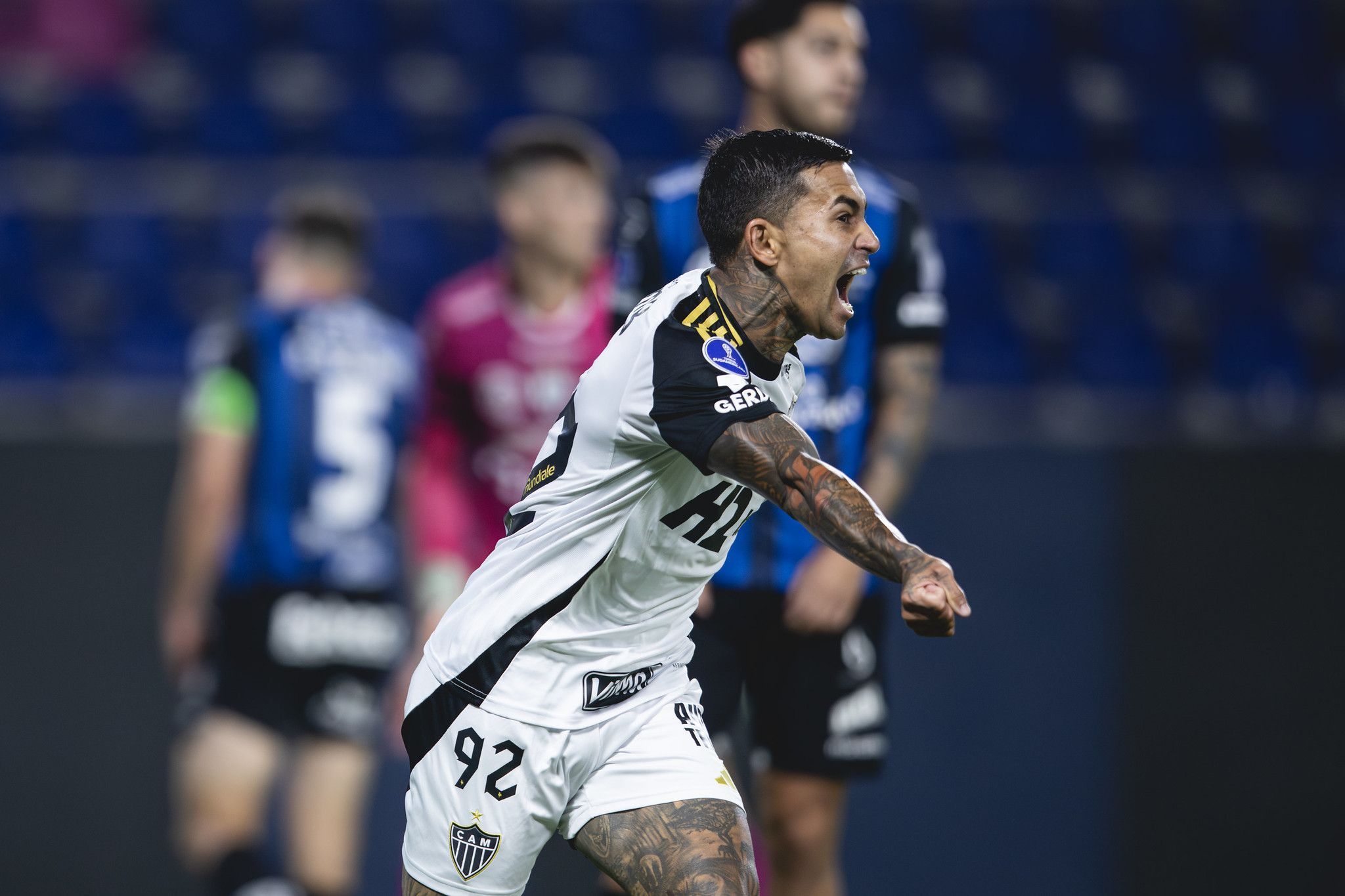 Dudu vai às redes e manda recado após primeiro gol pelo Atlético