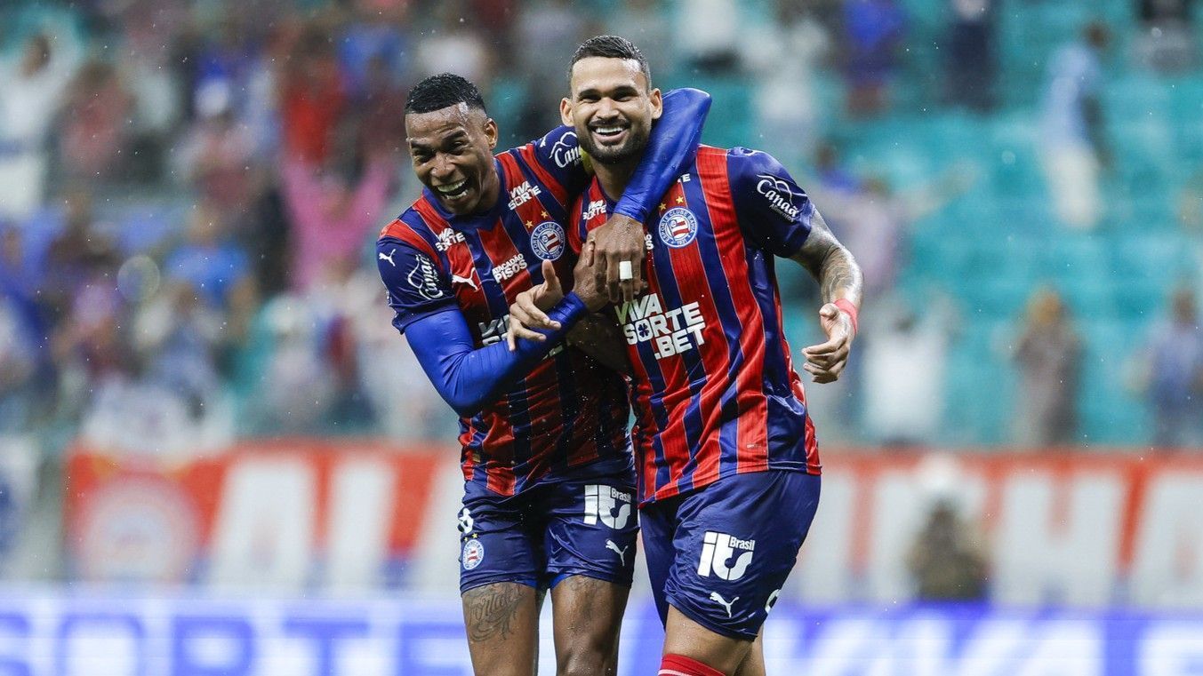 Bahia vence o Internacional em jogo atrasado e cola no G4 do Brasileirão