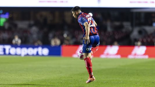Atacante Mateo Sanabria em cação pelo Bahia no Campeonato Brasileiro