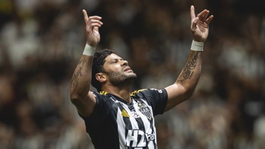 Hulk em partida pelo Atlético