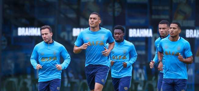 Grêmio se reapresentou nesta terça-feira (28) após a vitória sobre o Juventude