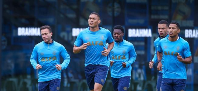 Grêmio se reapresentou nesta terça-feira (28) após a vitória sobre o Juventude