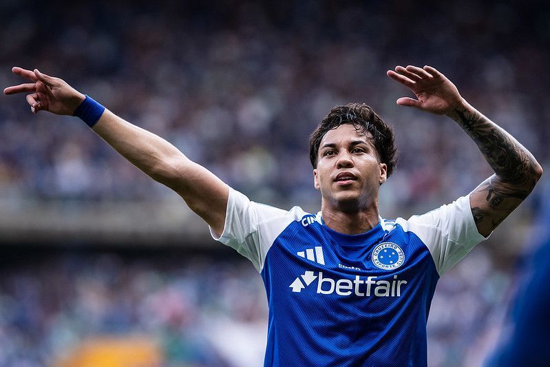Kaio Jorge fica próximo de recorde do Cruzeiro no Brasileirão; veja números