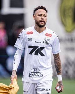 Neymar, meia-atacante do Santos