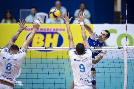 Sada Cruzeiro vence Joinville pela Superliga