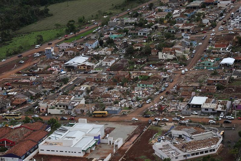 Simepar confirma que três tornados foram registrados no Paraná durante temporal