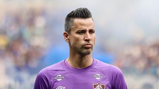 Fábio, goleiro do Fluminense, em partida contra o Cruzeiro, no Mineirão