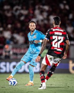 Neymar em Flamengo x Santos