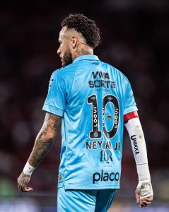 Neymar em Flamengo x Santos