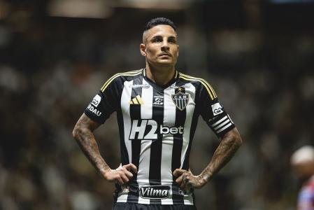 Guilherme Arana em ação pelo Atlético