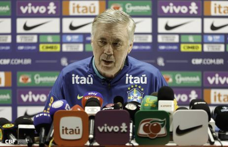 Carlo Ancelotti, treinador da Seleção Brasileira