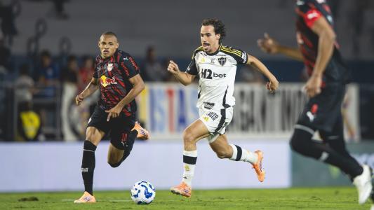 Igor Gomes, do Atlético, em partida contra o RB Bragantino