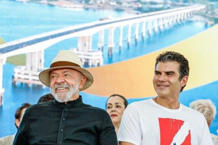Lula e o governador do Pará, Helder Barbalho