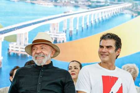 Lula e o governador do Pará, Helder Barbalho