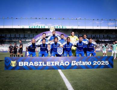 Time titular do Cruzeiro no jogo contra o Juventude