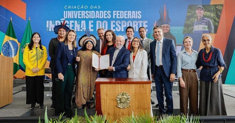 Lula anuncia projetos para criar duas universidades federais: Esporte e Indígena