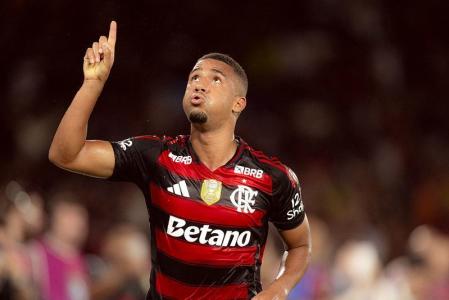 Samuel Lino marcou o gol do título do Flamengo