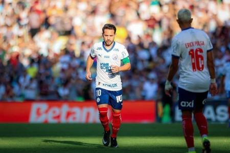Everton Ribeiro durante jogo do Bahia contra Fluminense