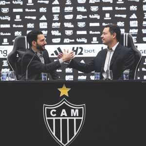 Pedro Daniel, CEO do Atlético, e Rafael Menin, sócio majoritário da SAF