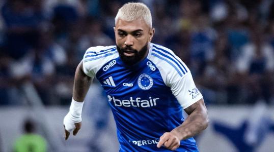 Gabigol em partida pelo Cruzeiro • Gustavo Aleixo/Cruzeiro
