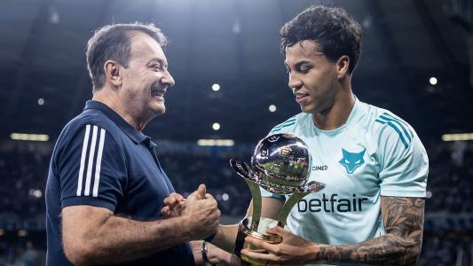Pedro Lourenço (esq) e Kaio Jorge (dir) no Mineirão