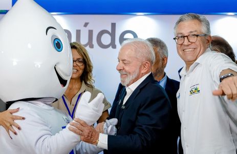 Presidente Luiz Inácio Lula da Silva e ministro da Saúde, Alexandre Padilha