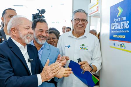 Presidente Lula e prefeito de Itabira, Marco Antônio Lage