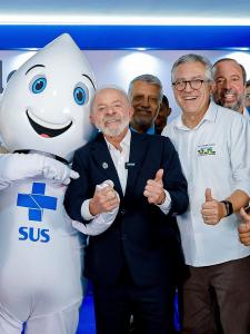Presidente Luiz Inácio Lula da Silva (PT) em Belo Horizonte nesta quinta-feira (11)