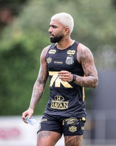 Atacante Gabigol, do Santos