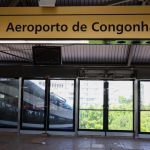 Trem chega pela primeira vez à futura estação no Aeroporto de Congonhas; confira