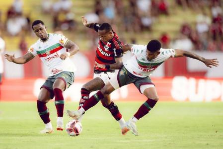 Flamengo e Portuguesa fizeram o primeiro jogo do Campeonato Carioca