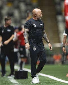Jorge Sampaoli, treinador do Atlético