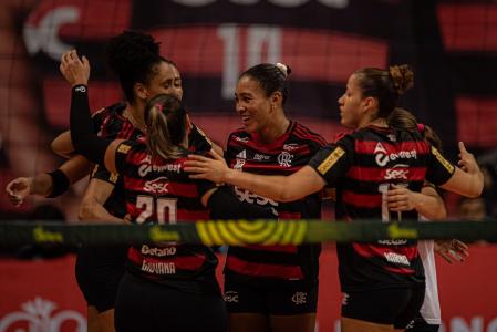 Sesc Flamengo bateu o Paulistano Barueri pelas quartas de final da Copa Brasil de Vôlei Feminino