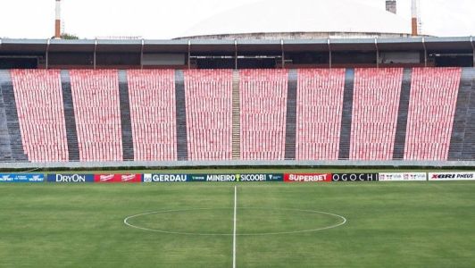 Estádio Municipal Parque do Sabiá, palco do jogo entre Uberlândia e América, pelo Campeonato Mineiro