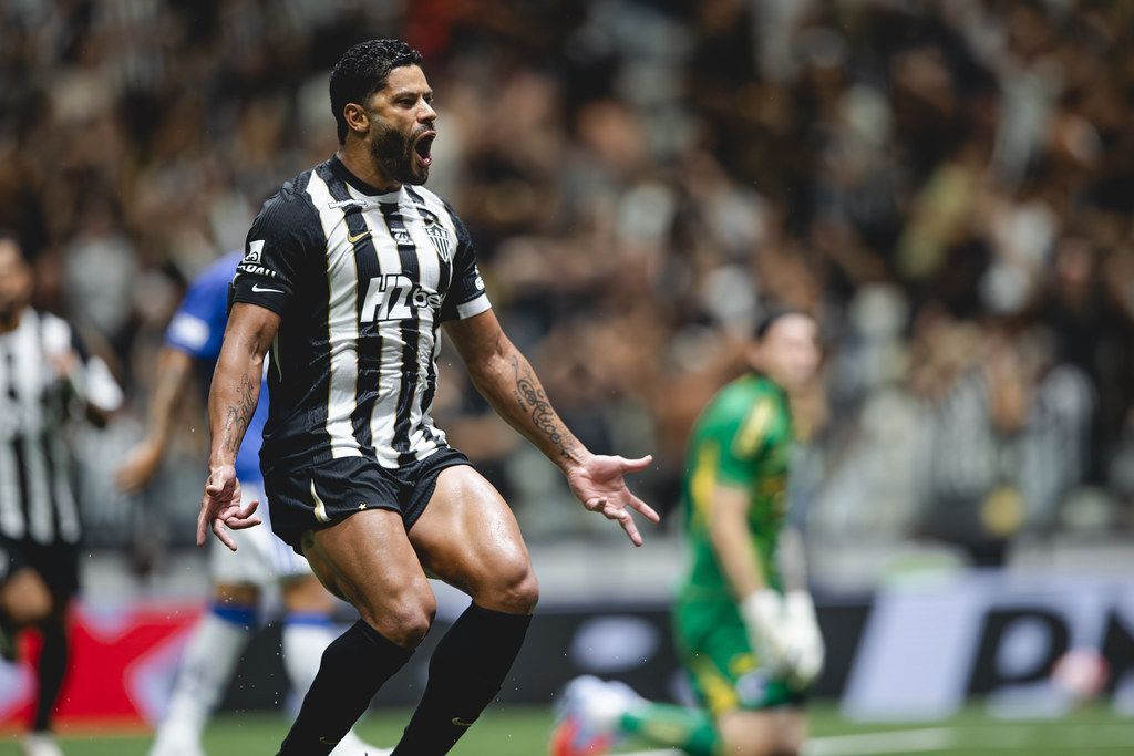 Atacante do Atlético, Hulk atinge feito histórico no clássico contra o Cruzeiro